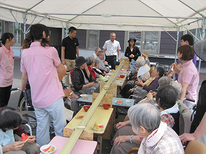 流しそうめん