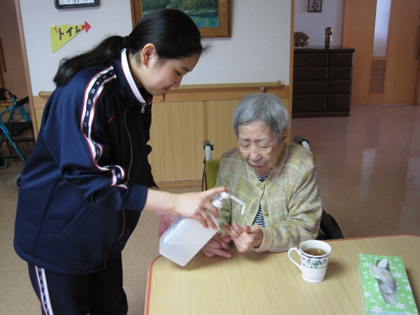 聖心女子学院のボランティア